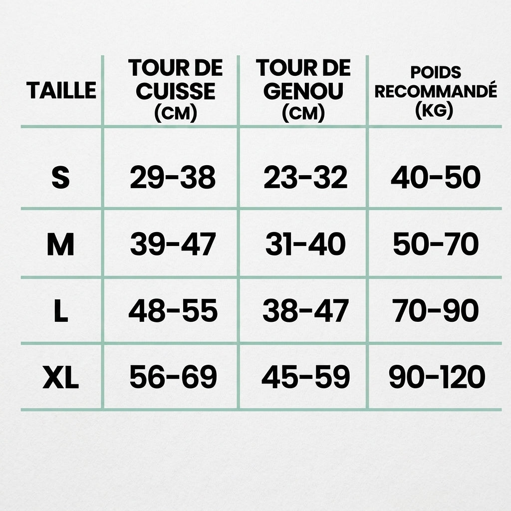 Genouillère Premium en Bambou
