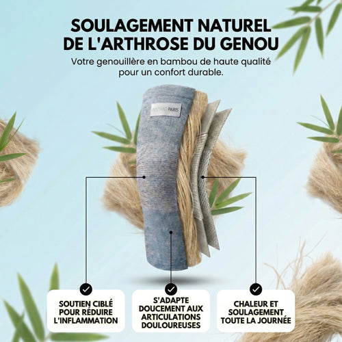Genouillère Premium en Bambou