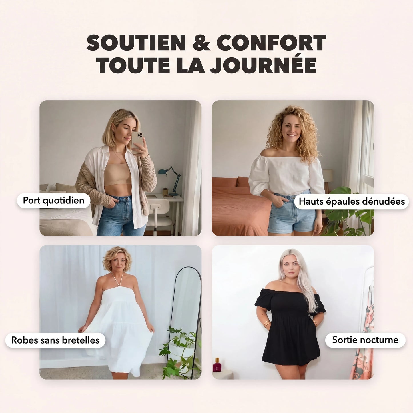Soutiens-Gorge Sans Bretelles
